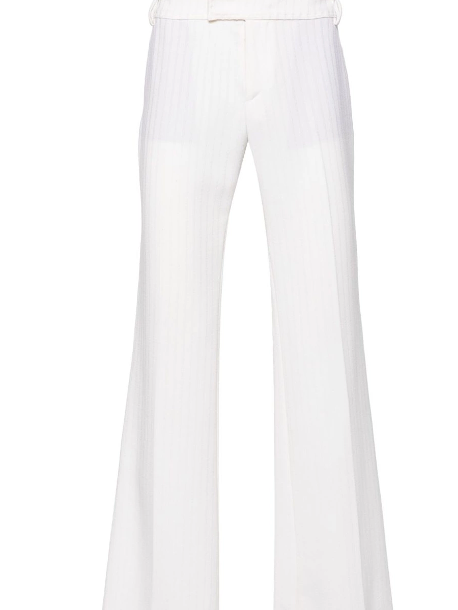 Cheap flared trousers virgin Versace wool Women 0419